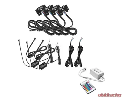 Oracle Lighting ColorSHIFT RGB+W Headlight DRL Upgrade Kit w/ Simple Controller Jeep Wrangler JL | Gladiator JT 2018+ - 1346-504