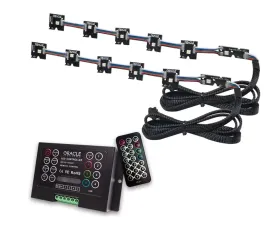 Oracle Lighting ColorSHIFT RGB+W Headlight Halo Upgrade Kit w/ 2.0 Controller Infiniti Q50 2014-2024