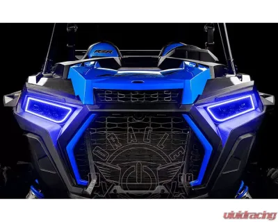 Oracle Lighting Dynamic ColorSHIFT RGB+A Surface Mount Headlight Halo Kit Polaris RZR 900|1000 Turbo 2014-2023 - 1439-332