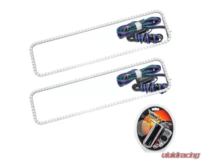 Oracle Lighting ColorSHIFT LED Headlight Halo Kit w/ RF Controller GMC Sierra 1988-1998 - 2275-330