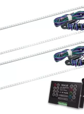 Oracle Lighting ColorSHIFT LED Headlight Halo Kit w/ 2.0 Controller GMC Sierra 1988-1998                                     - 2275-333 - Image 3