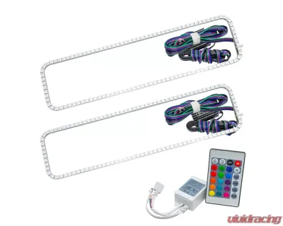 Oracle Lighting ColorSHIFT LED Headlight Halo Kit w/ Simple Controller GMC Sierra 1988-1998 - 2275-504