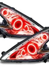 Oracle Lighting LED Dual Headlight Halo Kit Red Color Nissan 370 Z 2009-2021                                     - 2380-003 - Image 2