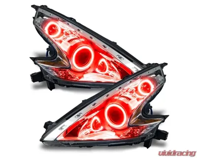 Oracle Lighting LED Dual Headlight Halo Kit Red Color Nissan 370 Z 2009-2021 - 2380-003