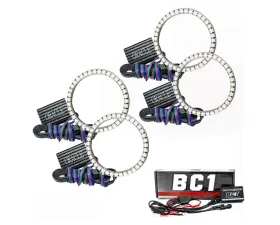 Oracle Lighting Surface Mount LED Headlight Halo Kit ColorSHIFT w/ BC1 Controller Polaris Slingshot 2015-2019