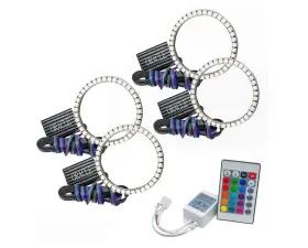 Oracle Lighting Surface Mount LED Headlight Halo Kit ColorSHIFT w/ Simple Controller Polaris Slingshot 2015-2019