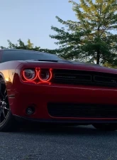 Oracle Lighting LED Surface Mount Headlight Halo Kit Red Color Dodge Challenger 2015-2023                                     - 3990-003 - Image 4