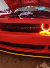 Oracle Lighting LED Surface Mount Headlight Halo Kit Red Color Dodge Challenger 2015-2023                                     - 3990-003 - Image 6