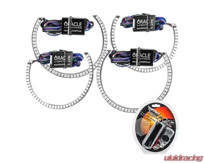 Oracle Lighting ColorSHIFT LED Surface Mount Headlight Halo Kit w/ RF Controller Dodge Challenger 2015-2023 - 3990-330