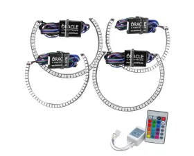 Oracle Lighting ColorSHIFT LED Surface Mount Headlight Halo Kit w/ Simple Controller Dodge Challenger 2015-2023