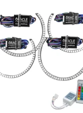 Oracle Lighting ColorSHIFT LED Surface Mount Headlight Halo Kit w/ Simple Controller Dodge Challenger 2015-2023                                     - 3990-504 - Image 19