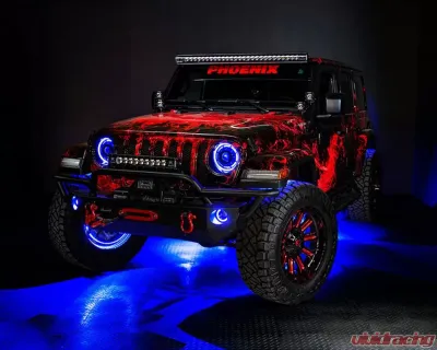 Oracle Lighting 18" Wheels or Smaller ColorSHIFT LED Illuminated Wheel Rings - 4210-334