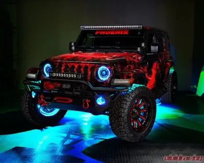 Oracle Lighting 18" Wheels or Smaller ColorSHIFT LED Illuminated Wheel Rings - 4210-334