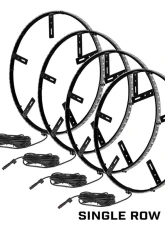 Oracle Lighting Aqua Single Row LED Illuminated Wheel Rings                                     - 4215-010 - Image 2