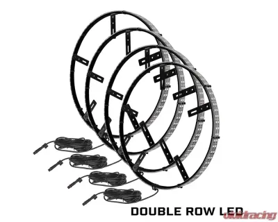 Oracle Lighting Blue Double Row LED Illuminated Wheel Rings - 4228-002