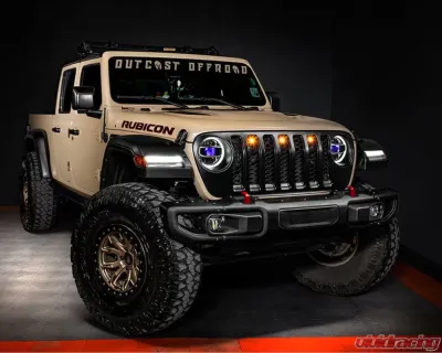 Oracle Lighting Demon Eye ColorSHIFT Projector Illumination Kit Jeep Wrangler JL | Gladiator JT 2018+ - 4511-334