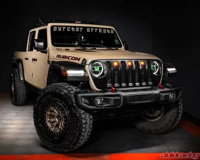 Oracle Lighting Demon Eye ColorSHIFT Projector Illumination Kit Jeep Wrangler JL | Gladiator JT 2018+ - 4511-334