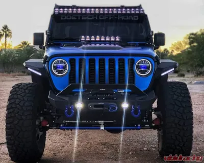Oracle Lighting Demon Eye ColorSHIFT Projector Illumination Kit Jeep Wrangler JL | Gladiator JT 2018+ - 4511-334