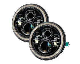 Oracle Lighting Switchback LED Halo Headlights DRL & Turn Signal Jeep Wrangler JK 2007-2018