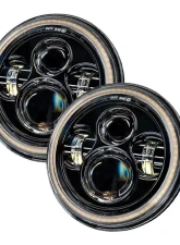 Oracle Lighting Switchback LED Halo Headlights DRL & Turn Signal Jeep Wrangler JK 2007-2018                                     - 5769-123 - Image 6