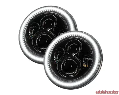 Oracle Lighting Switchback LED Halo Headlights DRL & Turn Signal Jeep Wrangler JK 2007-2018 - 5769-123