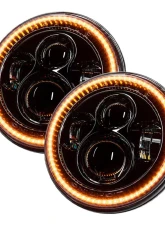 Oracle Lighting Switchback LED Halo Headlights DRL & Turn Signal Jeep Wrangler JK 2007-2018                                     - 5769-123 - Image 3