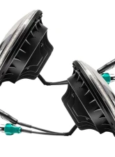 Oracle Lighting Switchback LED Halo Headlights DRL & Turn Signal Jeep Wrangler JK 2007-2018                                     - 5769-123 - Image 4