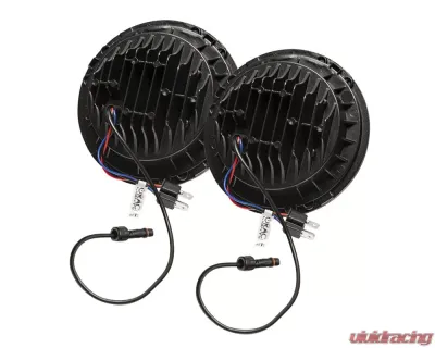 Oracle Lighting 7 Inch Dynamic ColorSHIFT High Powered LED Headlights (Pair) Black Bezel Jeep Wrangler JK 2007-2017 - 5769-332