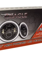 Oracle Lighting 7 Inch Dynamic ColorSHIFT High Powered LED Headlights (Pair) Black Bezel Jeep Wrangler JK 2007-2017                                     - 5769-332 - Image 7