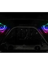 Oracle Lighting 7 Inch Dynamic ColorSHIFT High Powered LED Headlights (Pair) Black Bezel Jeep Wrangler JK 2007-2017                                     - 5769-332 - Image 8