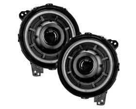 Oracle Lighting Matte Black Oculus Bi-LED Projector Headlights Jeep Wrangler JL | Gladiator JT 2018-2024