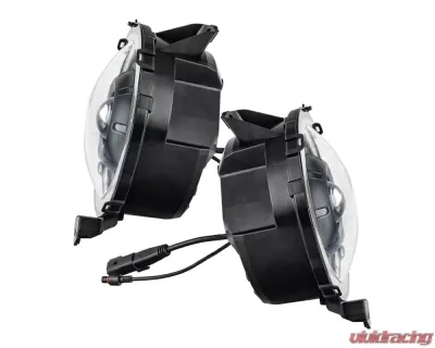 Oracle Lighting Graphite Metallic Oculus BI-LED Projector Headlights Jeep Wrangler JL | Gladiator JT 2018-2024 - 5839-504-PAU