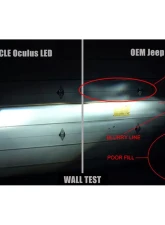 Oracle Lighting Graphite Metallic Oculus BI-LED Projector Headlights Jeep Wrangler JL | Gladiator JT 2018-2024                                     - 5839-504-PAU - Image 13