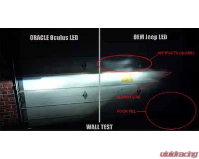 Oracle Lighting Graphite Metallic Oculus BI-LED Projector Headlights Jeep Wrangler JL | Gladiator JT 2018-2024 - 5839-504-PAU