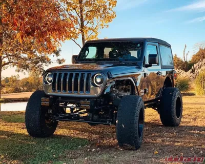 Oracle Lighting Graphite Metallic Oculus BI-LED Projector Headlights Jeep Wrangler JL | Gladiator JT 2018-2024 - 5839-504-PAU