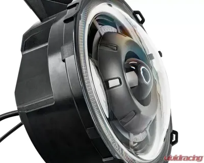 Oracle Lighting Graphite Metallic Oculus BI-LED Projector Headlights Jeep Wrangler JL | Gladiator JT 2018-2024 - 5839-504-PAU