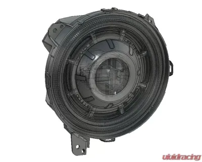 Oracle Lighting Graphite Metallic Oculus BI-LED Projector Headlights Jeep Wrangler JL | Gladiator JT 2018-2024 - 5839-504-PAU