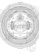 Oracle Lighting Graphite Metallic Oculus BI-LED Projector Headlights Jeep Wrangler JL | Gladiator JT 2018-2024                                     - 5839-504-PAU - Image 11