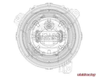 Oracle Lighting Graphite Metallic Oculus BI-LED Projector Headlights Jeep Wrangler JL | Gladiator JT 2018-2024 - 5839-504-PAU