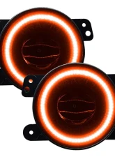 Oracle Lighting High Performance 20W LED Fog Lights Amber Halo Jeep Wrangler JK/JL | Gladiator JT 2007-2020                                     - 5846-005 - Image 13