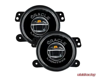Oracle Lighting High Performance 20W LED Fog Lights Amber Halo Jeep Wrangler JK/JL | Gladiator JT 2007-2020 - 5846-005