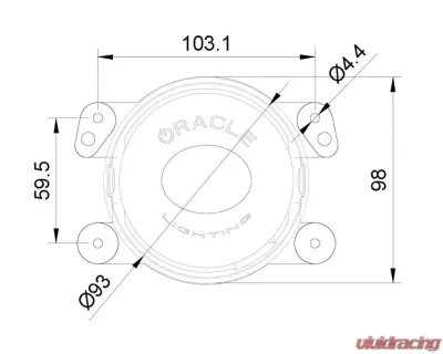 Oracle Lighting High Performance 20W LED Fog Lights Amber Halo Jeep Wrangler JK/JL | Gladiator JT 2007-2020 - 5846-005