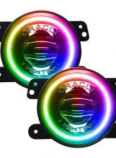 Oracle Lighting Dynamic ColorSHIFT High Performance 20W LED Fog Lights Jeep Wrangler JK | JL | Gladiator JT 2007-2020                                     - 5846-332 - Image 2