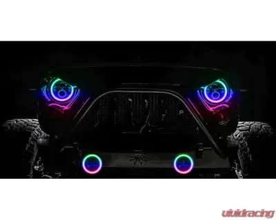 Oracle Lighting Dynamic ColorSHIFT High Performance 20W LED Fog Lights Jeep Wrangler JK | JL | Gladiator JT 2007-2020 - 5846-332
