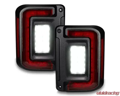 Oracle Lighting Flush Mount LED Tail Lights Jeep Wrangler JK 2007-2017 - 5891-504