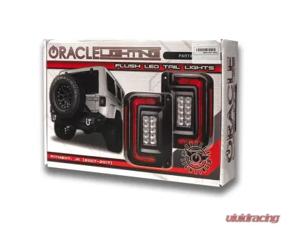 Oracle Lighting Flush Mount LED Tail Lights Jeep Wrangler JK 2007-2017 - 5891-504