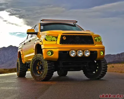 Oracle Lighting Pre-Assembled Halo Headlights (Black Housing) ColorSHIFT w/ BC1 Controller SMD Toyota Tundra 2007-2013 - 7119-335