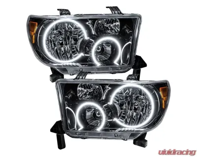 Oracle Lighting Pre-Assembled Halo Headlights (Black Housing) ColorSHIFT w/ BC1 Controller SMD Toyota Tundra 2007-2013 - 7119-335