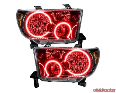 Oracle Lighting Pre-Assembled Halo Headlights (Black Housing) ColorSHIFT w/ BC1 Controller SMD Toyota Tundra 2007-2013 - 7119-335