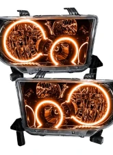 Oracle Lighting Pre-Assembled Halo Headlights (Black Housing) ColorSHIFT w/ BC1 Controller SMD Toyota Tundra 2007-2013                                     - 7119-335 - Image 7